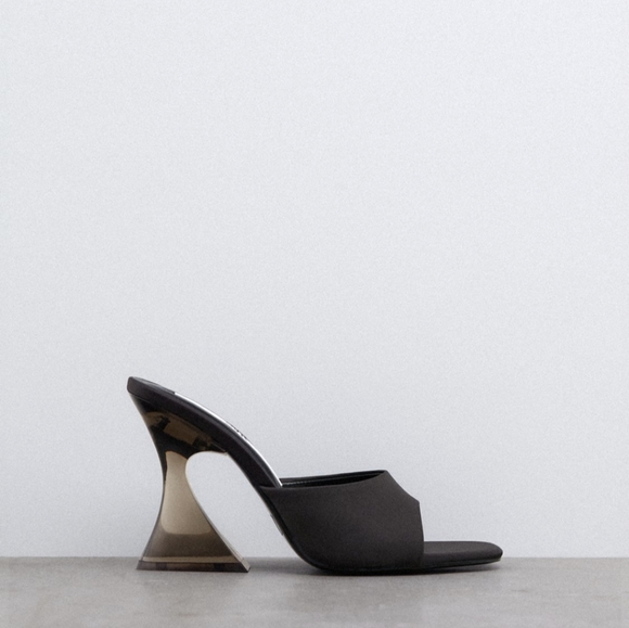 Zara METHACRYLATE SANDALS - Picture 3 of 6
